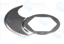 [58] ROBOT COUPE R602A R602D - LOWER COARSE SERRATED BLADE ASSEMBLY 117034 / 49162